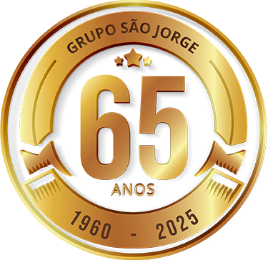 selo 65 anos São Jorge Locadora